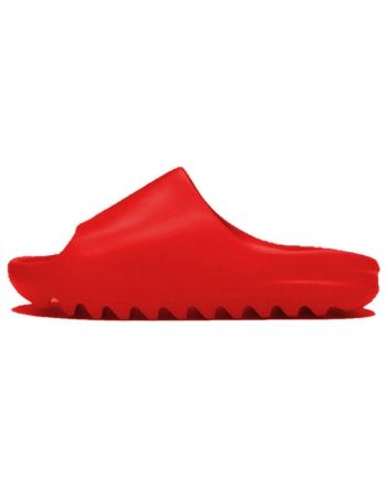 Red Yeezy Slides