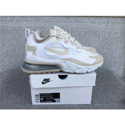 Nike Air Max 270 React Air Cushioned Running Shoe CJ0619-102