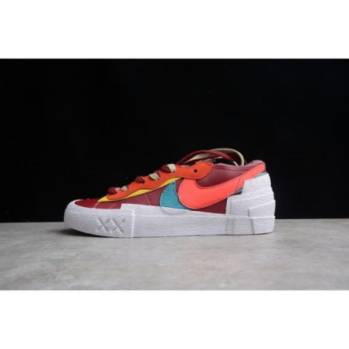 KAWS x sacai x Blazer Low Team Red DM7901-600