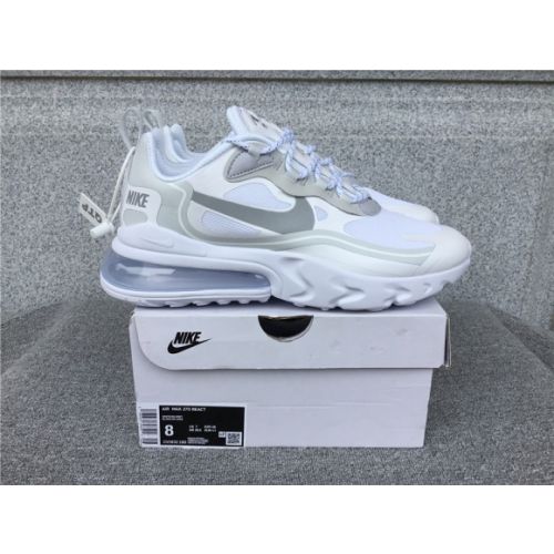 Nike Air Max 270 React Air Cushioned Running Shoe CV1632-100