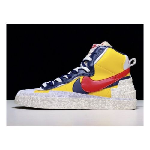 Sacai x Blazer Mid Maize Navy BV0072-700