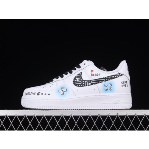 Air Force1 07 Low (GS) video game graffiti low-top casual sneakers CW2288-228