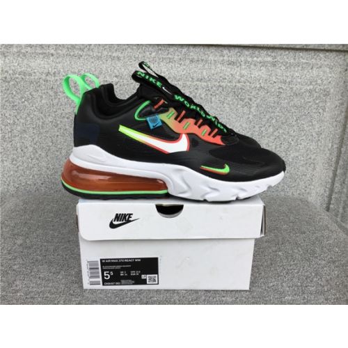 Nike Air Max 270 React Air Cushioned Running Shoe CK6457-001