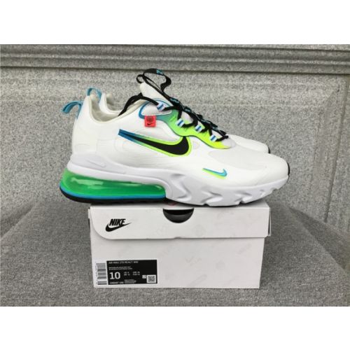 Nike Air Max 270 React Air Cushioned Running Shoe CK6457-100